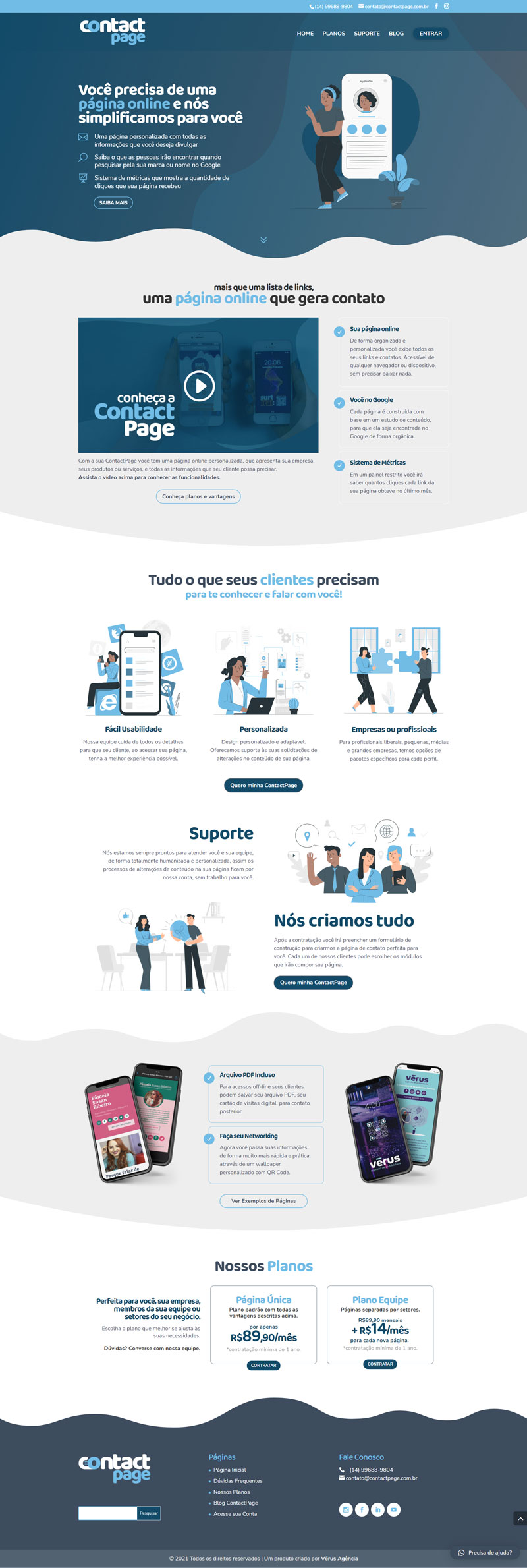 Sobre Projeto ContactPage