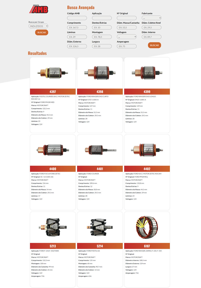 Grupo AMB Catalogo Online Autopeças