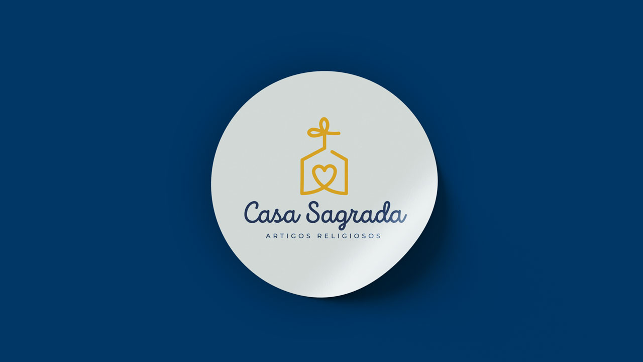 Aplicação Identidade Visual Artigos Religiosos Casa Sagrada Aplicação Identidade Visual Artigos Religiosos Casa Sagrada