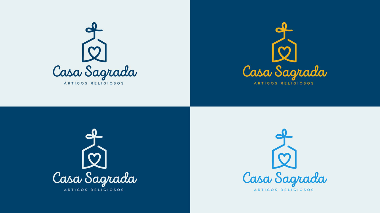 Logo Identidade Visual Artigos Religiosos Casa Sagrada Logo Identidade Visual Artigos Religiosos Casa Sagrada